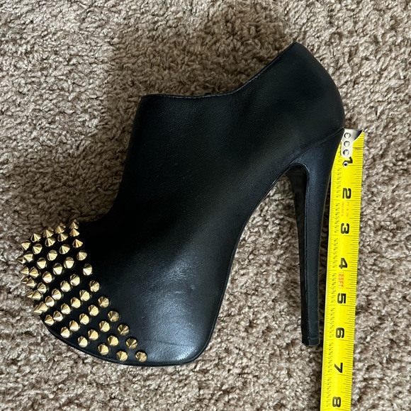 Steve Madden Vampiree Black Leather Booties - Picture 11 of 12